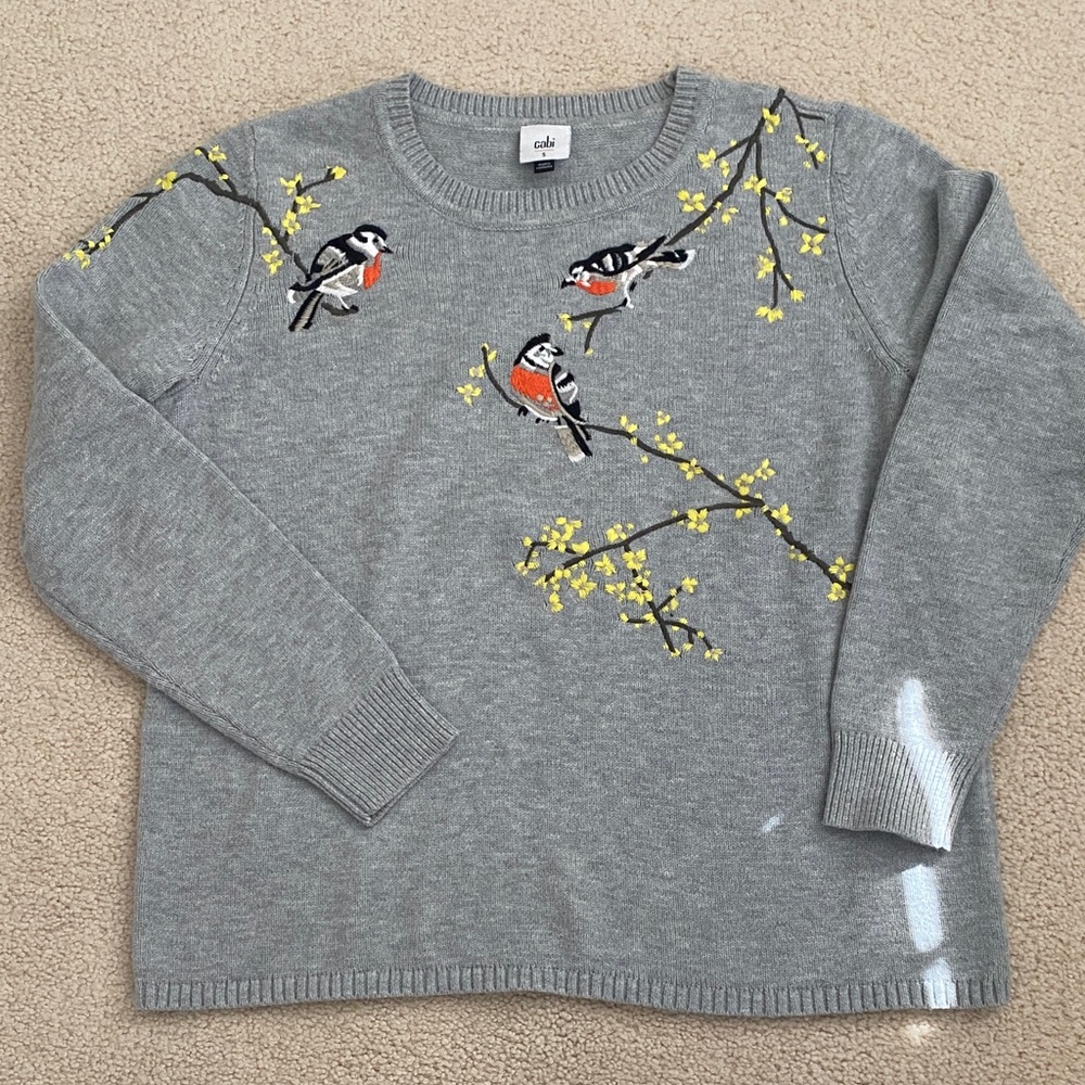 Cabi Songbird Pullover #4482 Small EUC